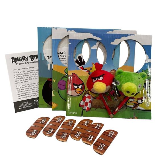 Angry Birds Flinger Target Set Game NOB - Picture 2 of 5
